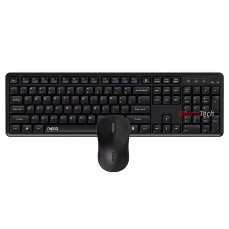 RAPOO 00229634, 8150M VEZETÉK NÉLKÜLI MULTI-MODE "SILENT" BILL. EGÉR SZETT FEKETE