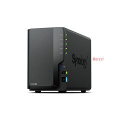   SYNOLOGY NAS 2 fiókos DS225+ 2x12TB Intel Celeron J4125 4x2GHz, 2GB DDR4, 1x2,5GbE, 1x1GbE, 2xUSB3.2Gen1